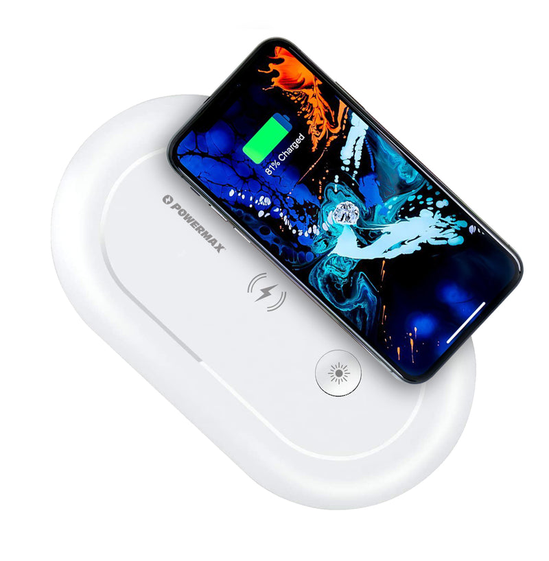 iPhone Sanitizer UV, 10 Mins Express Cleaning with Wireless Charger and Aromatherapy Care